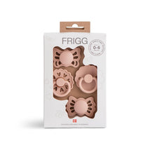 Mushie FRIGG Baby's First Pacifier Set 0-6 Months - Floral Heart Blush 4-Pack Image 1
