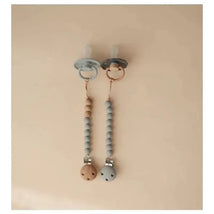 Mushie - Hera Silicone Pacifier Clip, Sage Image 2