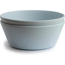 Mushie - Round Bowl Dinnerware Set, Powder Blue Image 1
