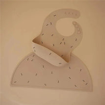 Mushie - Silicone Baby Bib, Adjustable Fit Waterproof, Bees Image 2