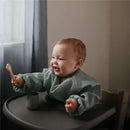 Mushie - Silicone First Feeding Baby Spoons, 2 Pack, Natural, Shifting Sand Image 4