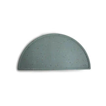 Mushie - Silicone Place Mat - Cambridge Blue Confetti Image 1