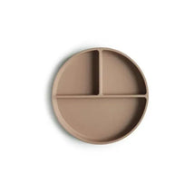 Mushie - Silicone Suction Plate Baby - Natural Image 1