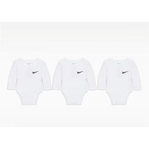Nike Baby 3Pk Essential Long Sleeve Bodysuit White Image 1