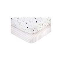 Nojo - 2Pk Hugs & Kisses Fitted Crib Sheet Set Image 1