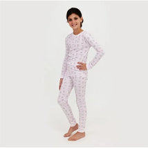 Noomie - Baby Girl Bows Long Sleeve Pajama Set Image 1