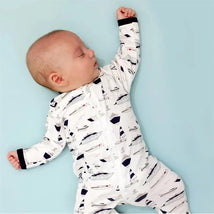 Noomie - Baby Yachts Zipper Footie Image 1