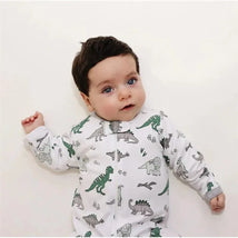 Noomie - Dinosaurs Zipper Footie Image 1
