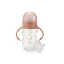 Nouka - Transitional Baby Bottle/Sippy Cup, Soft Blush Image 2