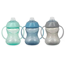 Nuby - 3Pk Neutral Clik-It Handle Cup, 8Oz Image 1