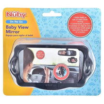 Nuby - Flat Back Seat Mirror Black Image 1