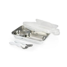 Nuby - Insulated Stainless Steel Travel Lunch Box, White Image 1