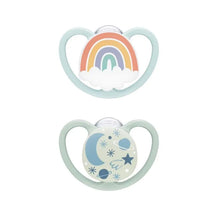 NUK - 2Pk Glow-in-the-Dark Orthodontic Pacifiers, 0-6 months Image 1