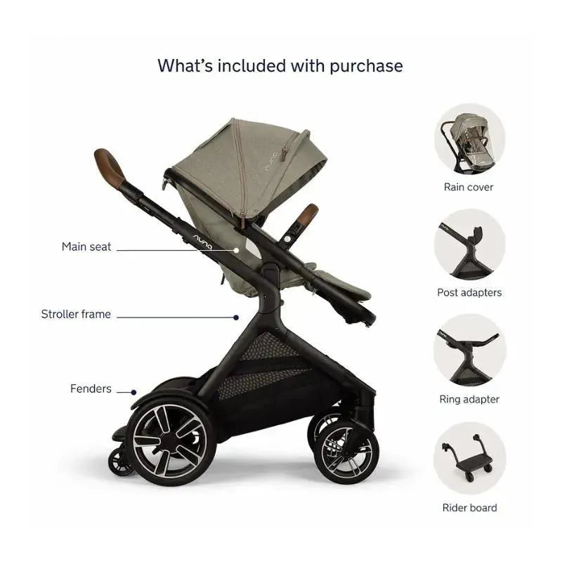 Nuna - DEMI Next Stroller with Rider Board, Granite Image 2