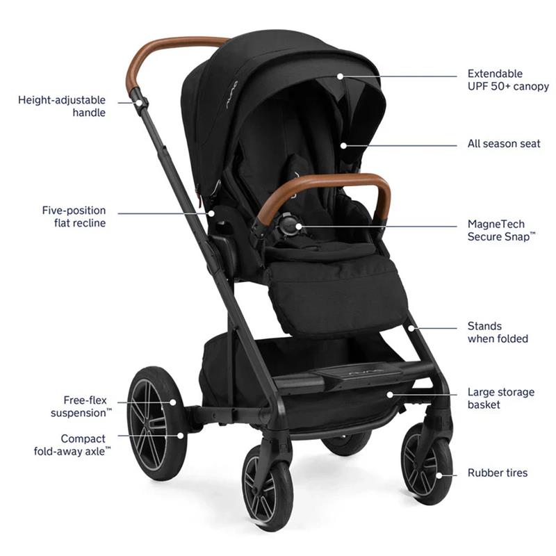 Nuna - Pipa Urbn + Mixx™ Next Travel System, Caviar Image 6