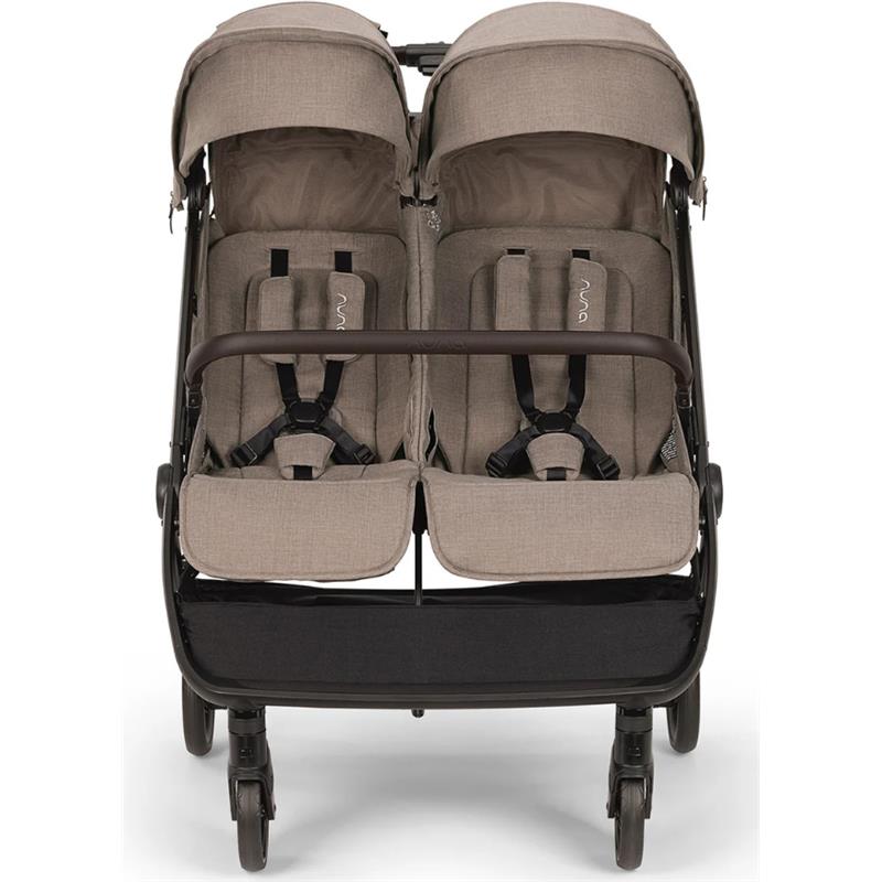 Nuna - TRVL Dubl Lightweight Side by Side Double Stroller, Cedar Image 3
