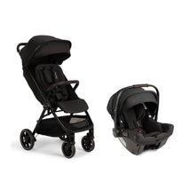 Nuna TRVL LX + PIPA urbn Travel System, Caviar/Chocolate Image 1