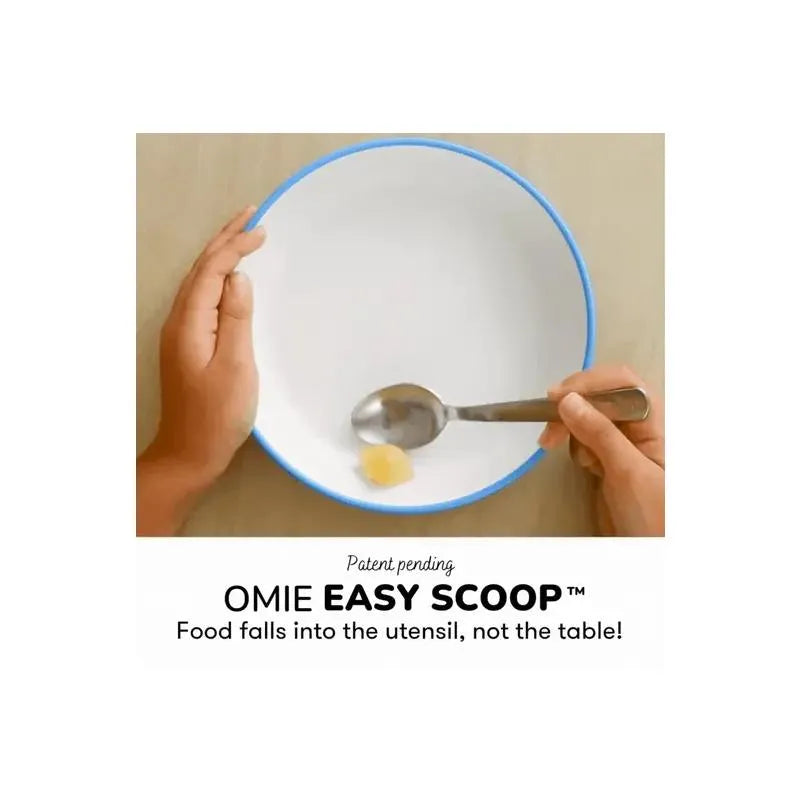 Omie - Toddler Plate With Divider, Pink | 1 plate Image 4