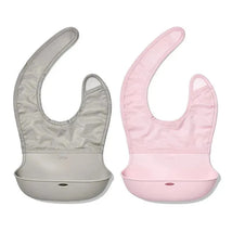 Oxo - 2Pk Roll Up Bib, Blossom & Drizzle Image 1