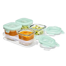 Oxo - Oxo Tot Glass Baby Blocks Food Storage Containers 4 Oz Image 1