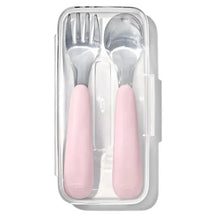 OXO - Tot On-The-Go Fork and Spoon Set, Blossom Image 1