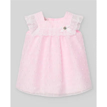 Paz Rodriguez - Baby Girl Woven Newborn Dress Linda, Chalk Pink Image 1