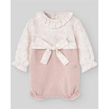 Paz Rodriguez - Baby Knit Newborn Romper Hadas, Powder Pink Image 1