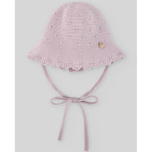 Paz Rodriguez - Knit Newborn Hat Erizos Mauve Image 1