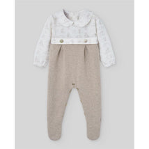 Paz Rodriguez - Knit Newborn Romper Pony, Ligth Brown Image 1
