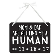 Pearhead Baby Announcement Chalkboard W/Adjustable Ribbon For Pets Image 1