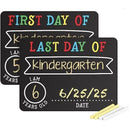 Pearhead Baby - First and Last Day Chalkboard Signs, Reusable And Erasable Chalkboard Image 1