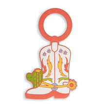 Pearhead Cowboy Boot Teether Baby Teether Ring Image 1