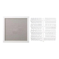 Pearhead - Felt 10X10 Letterboard Set, Gray Image 2