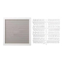 Pearhead - Felt 10X10 Letterboard Set, Gray Image 2