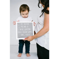 Pearhead - Felt 10X10 Letterboard Set, Gray Image 4