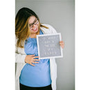 Pearhead - Felt 10X10 Letterboard Set, Gray Image 7