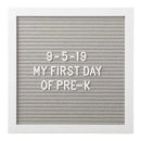 Pearhead - Felt 10X10 Letterboard Set, Gray Image 9