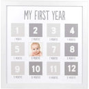 Pearhead - First Year Baby Photo Frame, White Image 1
