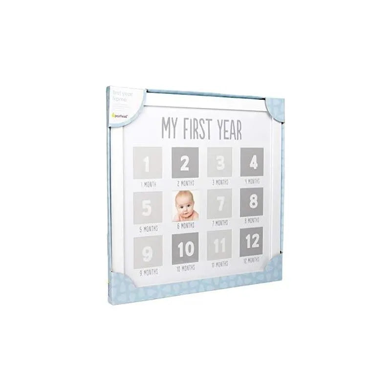 Pearhead - First Year Baby Photo Frame, White Image 2
