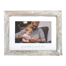 Pearhead Grandpa And Me Frame, Grandfather Gift, Rustic Frame Me & Grandpa Gift Image 1
