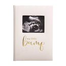 Pearhead - My Little Bump Linen Pregnancy Journal, Ivory Image 1