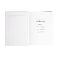 Pearhead - My Little Bump Linen Pregnancy Journal, Ivory Image 2