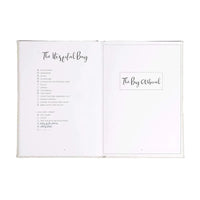 Pearhead - My Little Bump Linen Pregnancy Journal, Ivory Image 3