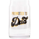 Pearhead - Promoted To Dad Beer Glass, Father's Day Gift Image 1
