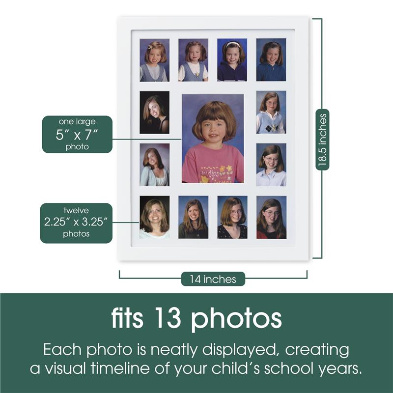Pearhead - School Years Picture Frame K-12 Keepsake Image 4