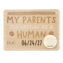 Pearhead - Wooden Pet Pregnancy Announcement Sign Image 6
