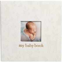 Pearhead Deer Print Square Baby Book, Memory Book Image 1