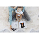 Pearhead - Woodland Ivory Linen Baby Book, Deer Print Linen Baby Book Image 4