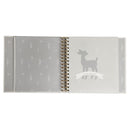 Pearhead - Woodland Ivory Linen Baby Book, Deer Print Linen Baby Book Image 7