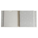 Pearhead - Woodland Ivory Linen Baby Book, Deer Print Linen Baby Book Image 8